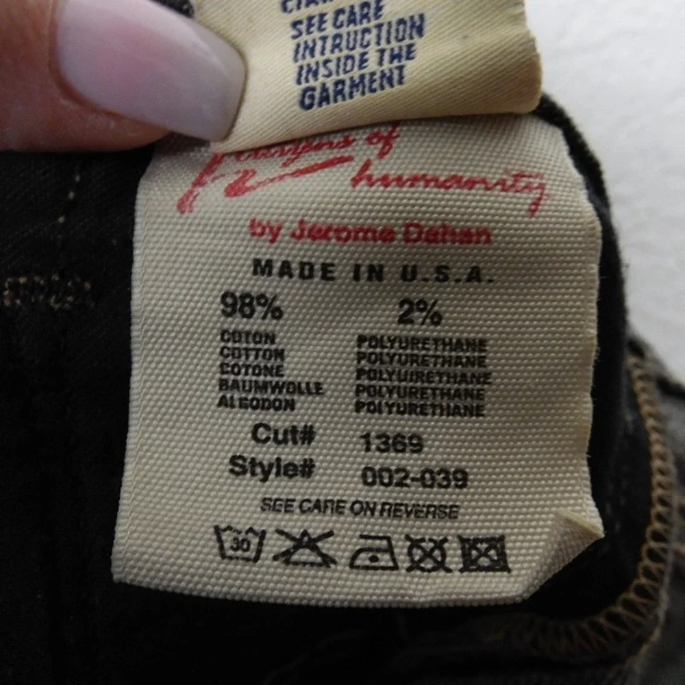 Citizens of Humanity Low Waist Flair‎ Jeans Dark Wash Size 31 Made in USA